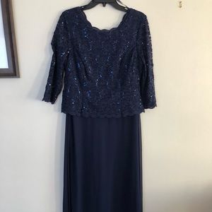 Navy Evening Dress